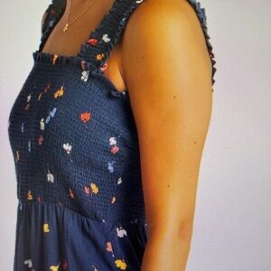 Lanna Sleeveless Smocked Woven Top